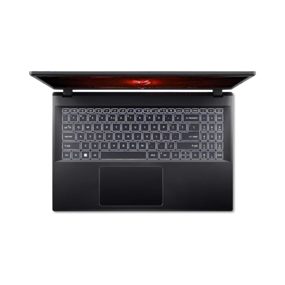 Acer Nitro V15 ANV15-51-93HS، Intel Core i9-13900H، ذاكرة وصول عشوائي (RAM) سعة 16 جيجابايت، قرص SSD سعة 512 جيجابايت، بطاقة رسومات NVIDIA RTX 4060 سعة 8 جيجابايت، شاشة 15.6 بوصة عالية الدقة بتردد 165 هرتز، لون أسود أوبسيديان