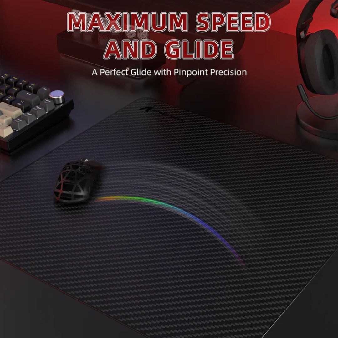 ATTACK SHARK CM04 XL 490*490mm eSport Gaming Mousepad - Eclipse Black