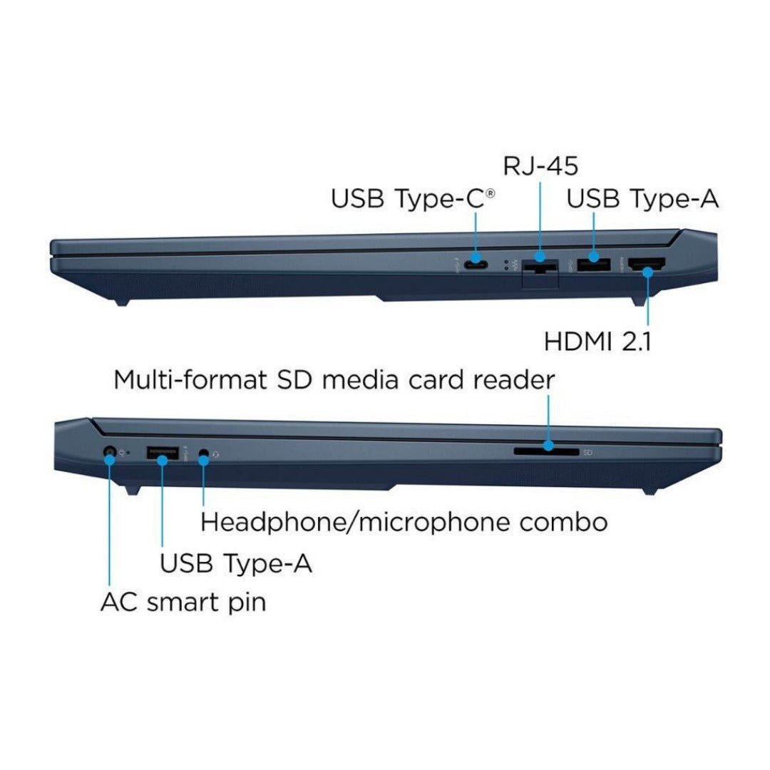 HP Victus 16-R0047NIA, Intel Core i7-13700H, RAM 16GB, 1TB SSD NVMe, NVIDIA RTX 4060 8GB, 16.1 FHD IPS 144Hz, BLUE