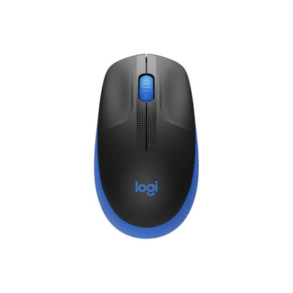 Logitech M190 Full-Size Wireless Mouse - Blue