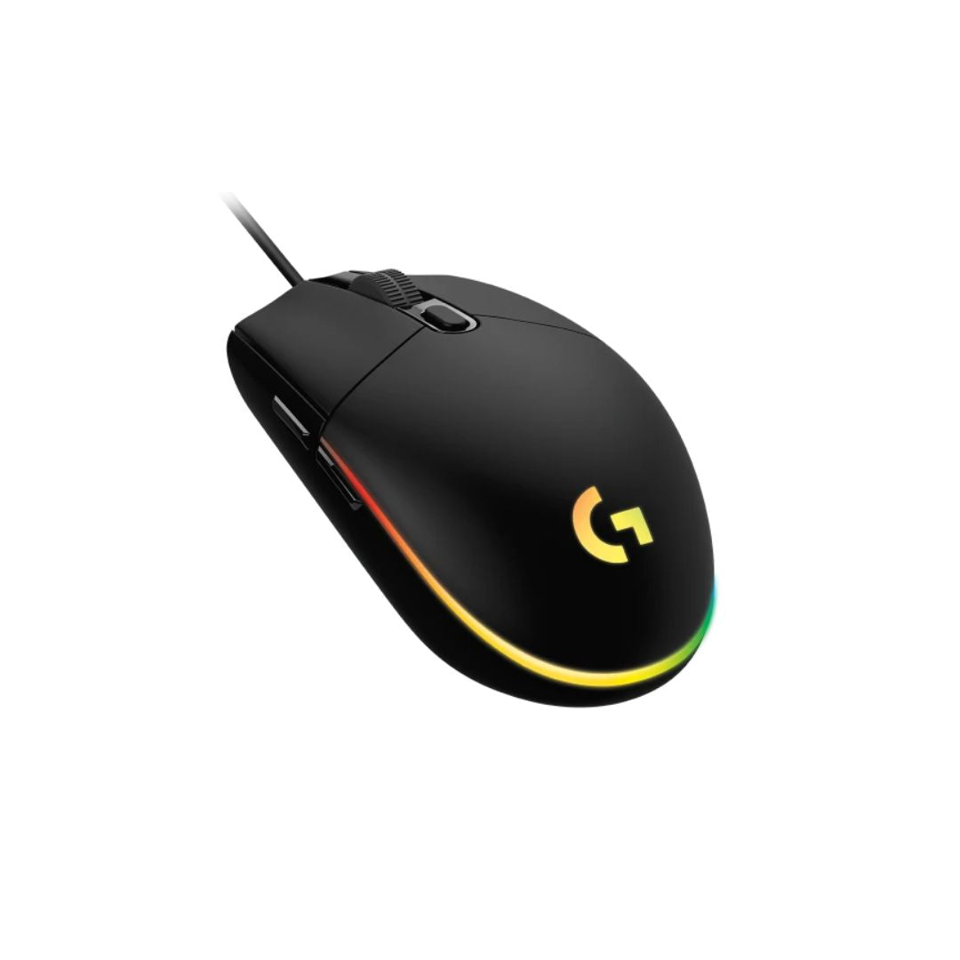 ماوس الألعاب السلكي Logitech G102 باللون الأسود 