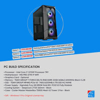 Pc Build Intel Core i7-13700F, RTX 5060Ti 8GB , RX 9070 16GB , 5070 12GB