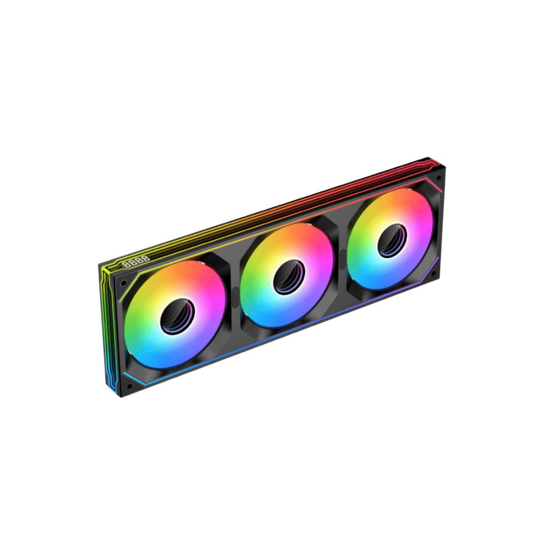 مجموعة XIGMATEK INFINITY SF360 الرقمية 120 مم ذات 3 مراوح - أسود