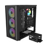 وحدة تبريد Cooler Master MasterBox 600 Mid Tower 4 Fan - أسود