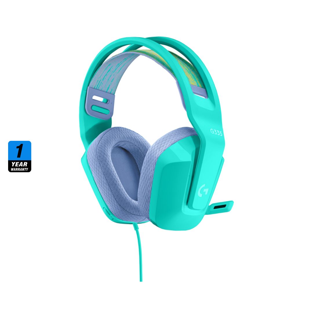 سماعة الألعاب السلكية Logitech G335 - لون أخضر 