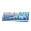 Redragon K654GWB-RGB BLUESIREN 104 Keys Wired RGB Gaming Keyboard, Red Switch