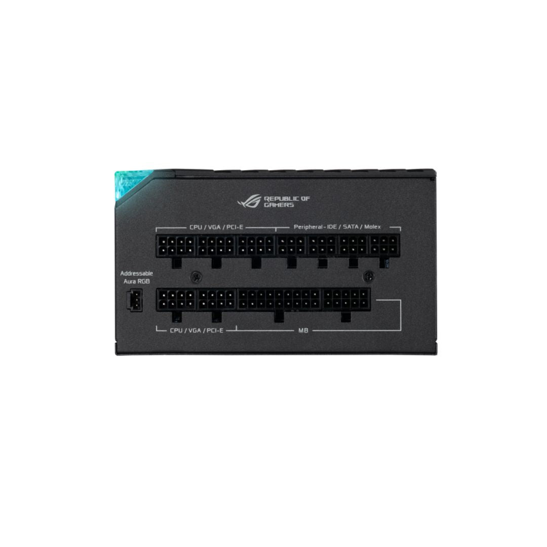 ASUS ROG THOR 850W Platinum II، وحدات كاملة، 80+ Platinum، PCIe 5.0، أسود