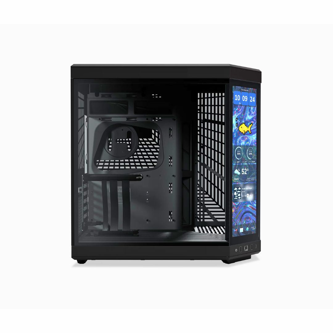 HYTE Y70 touch infinite Mid Tower ATX Case - Pitch Black