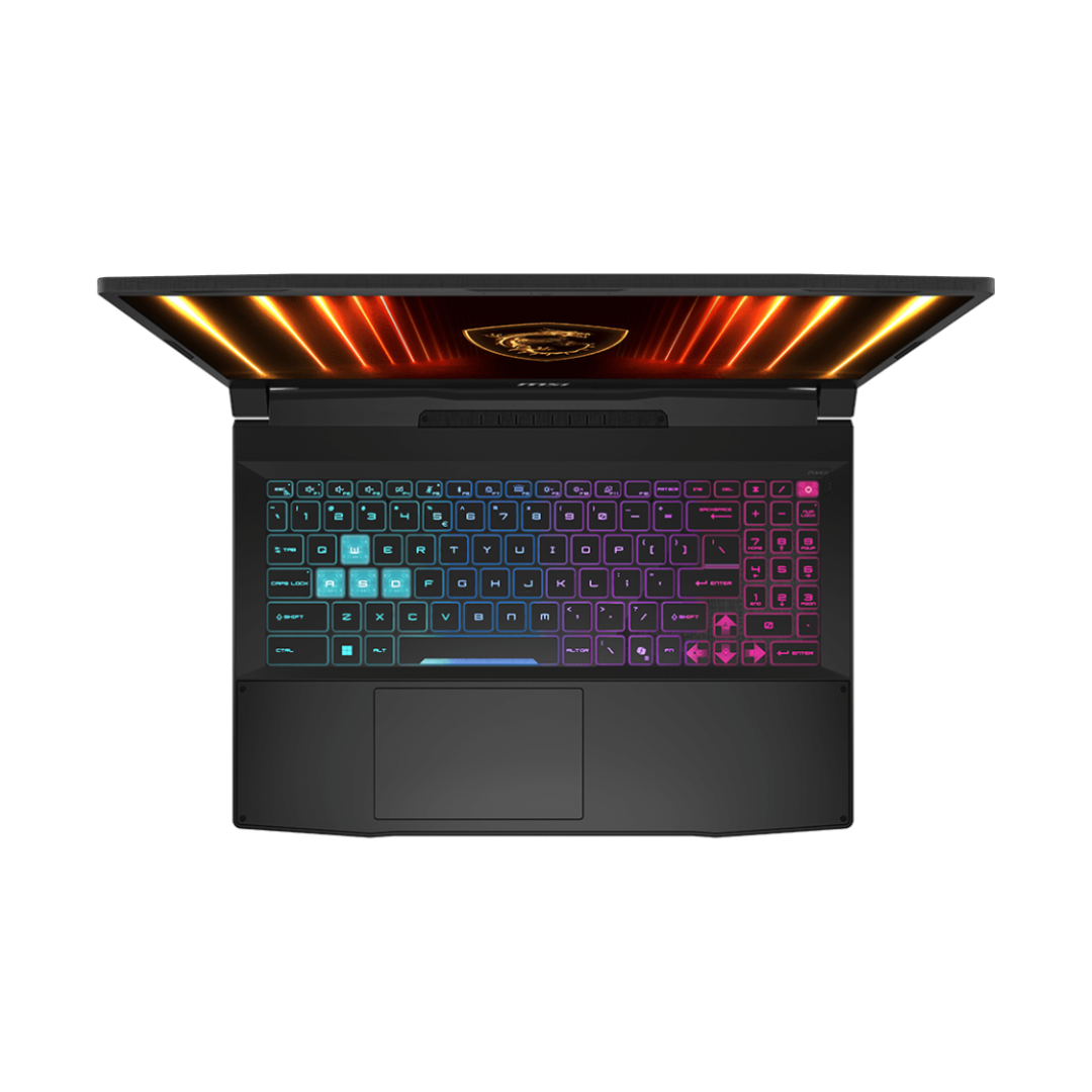 MSI Katana 15 HX B14WEK-665XAE، Intel Core i7-14700HX، ذاكرة وصول عشوائي 16 جيجابايت، قرص SSD 512 جيجابايت، NVIDIA RTX 5050 8 جيجابايت، شاشة 15.6 بوصة FHD IPS 144 هرتز، أسود