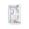 Xigmatek CUBI II Arctic Glass, Mid Tower Case - White