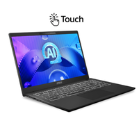 MSI Modern 15 H AI C1MTG-084US, Intel Core Ultra 9-185H, RAM 32GB, SSD 1TB, Intel Graphics, 15.6 Inch FHD IPS Touch, Classic Black