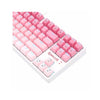 REDRAGON K645W Wired RGB CASS USB Mechanical Gaming Keyboard, Brown Switch - Pink