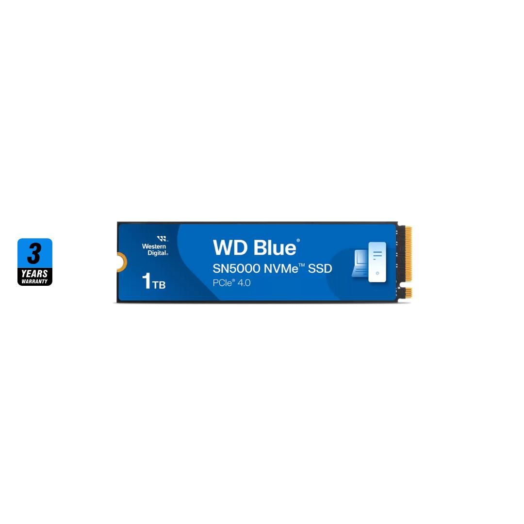 WD Blue SN5000 سعة 1 تيرابايت، 5150 ميجابايت/ثانية M.2 NVME، PCIe 4.0