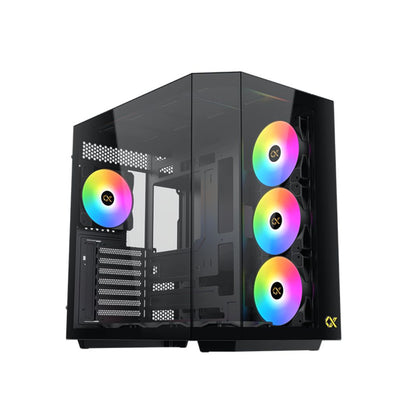 Xigmatek CUBI II  Glass, Mid Tower Case - Black