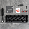 Redragon K631 Castor 65% Mechanical, Wired TKL, Red Switches, Gaming Keyboard