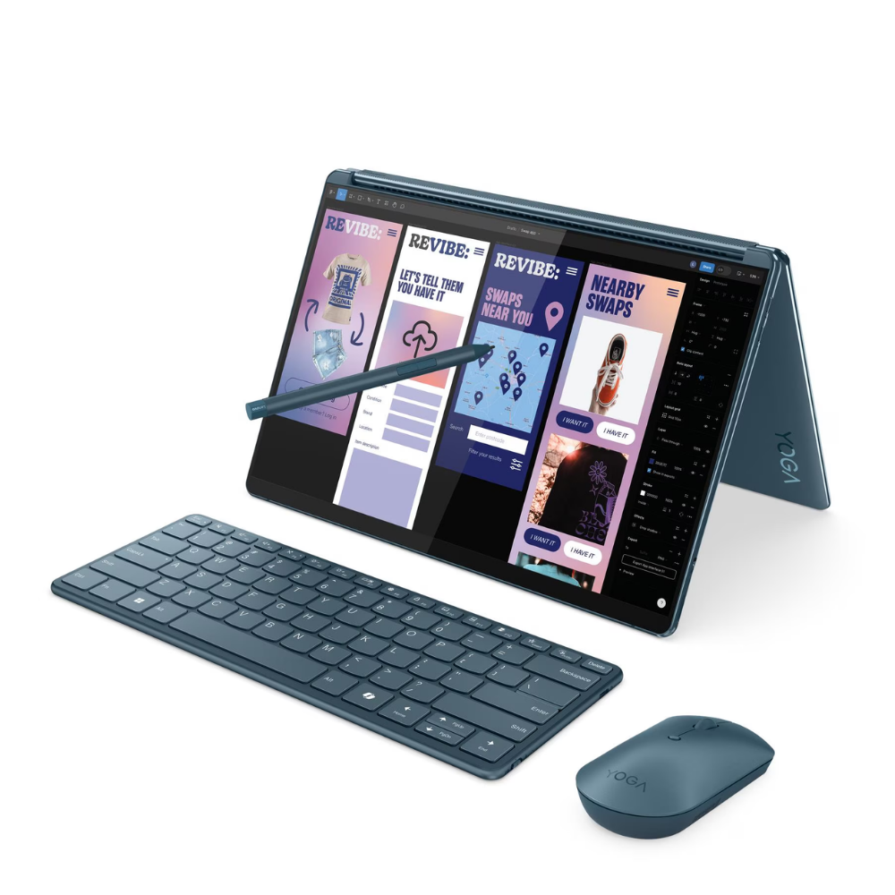 Lenovo Yoga 9 13IMU9 - (109870), Intel Core Ultra 7-155U, RAM 16GB, SSD 1TB, Intel® Graphics, 13.3" 2.8K WQXGA+ Touch OLED, Tidal Teal