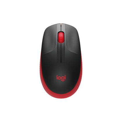 Logitech M190 Full-Size Wireless Mouse - Red