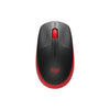 Logitech M190 Full-Size Wireless Mouse - Red