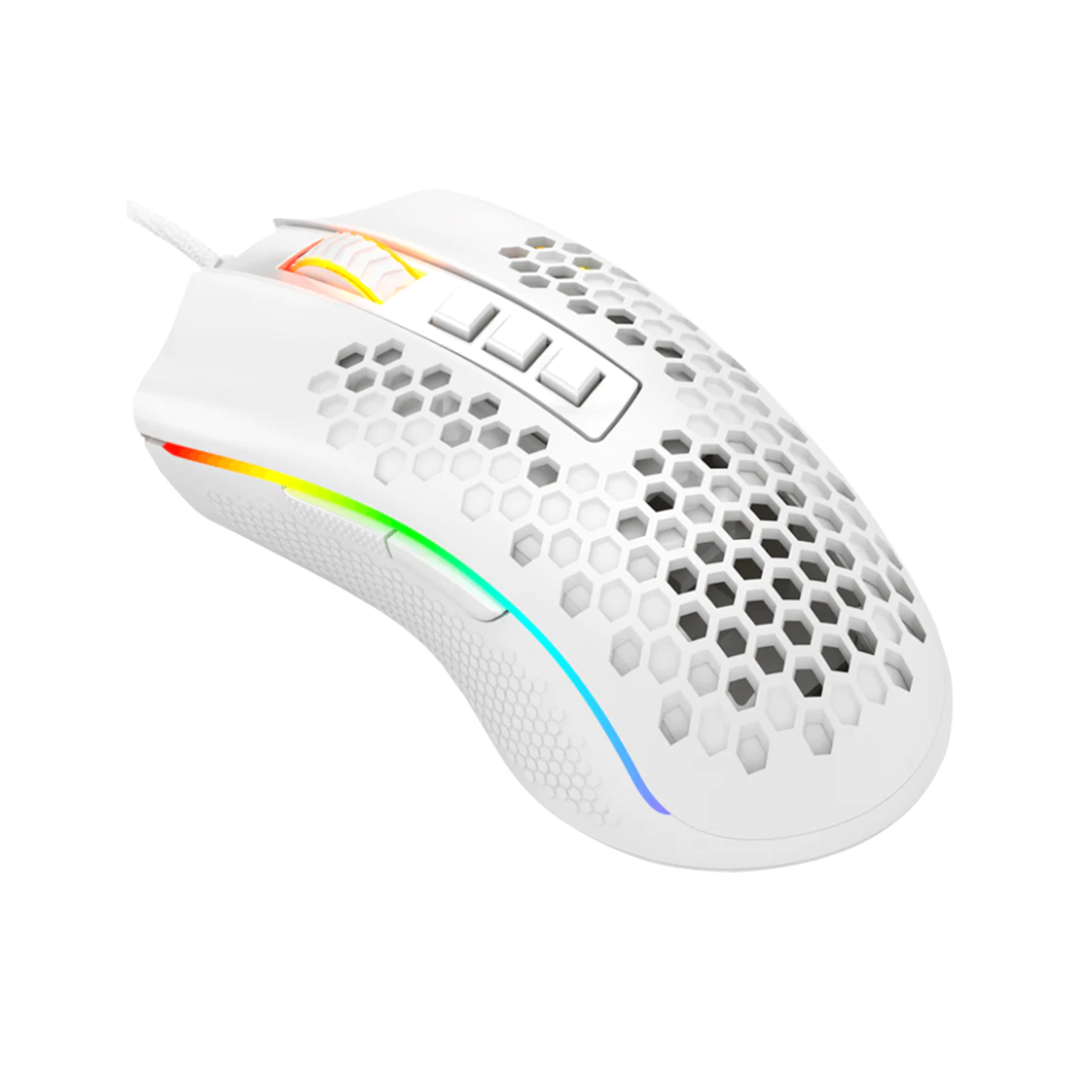 Redragon Storm Elite M988-RGB Gaming Mouse - White