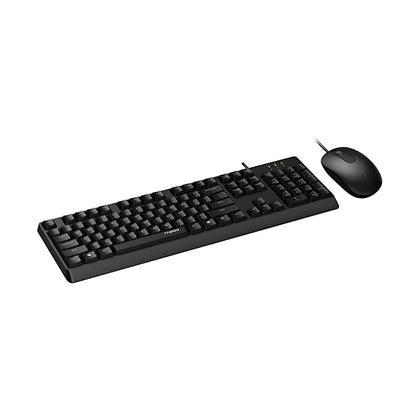 Rapoo X130 PRO Wired Optical Combo Kit Keyboard & Mouse