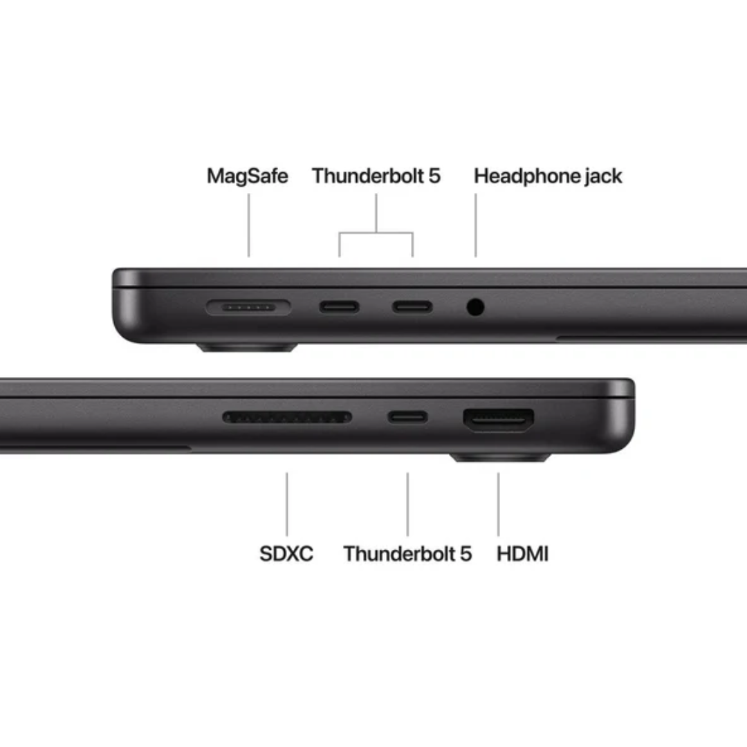 Apple MacBook Pro MX2H3AB/A - A3401, Apple M4 Pro (12 Core), RAM 24GB, SSD 512GB, GPU (16‑core), 14.2 Inch (3024x1964) Liquid Retina XDR Screen, Space Black