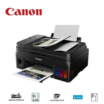 CANON PIXMA G4411 Wi-Fi, Inkjet Color All-in-One (Printer-Scan-Fax-Feeder-Copy)