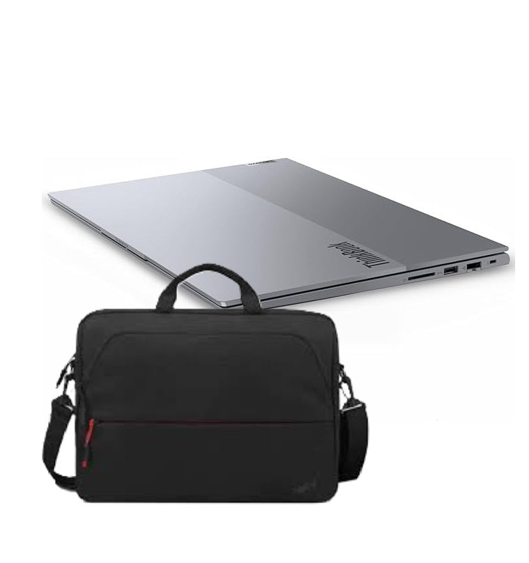 لينوفو ثينك بوك 16 G8 - (2KGR)، معالج Intel® Core Ultra 7-255H، ذاكرة وصول عشوائي (RAM) سعة 8 جيجابايت، قرص SSD سعة 512 جيجابايت، معالج رسومات Intel، شاشة 16 بوصة WUXGA IPS 60 هرتز، لون رمادي قطبي