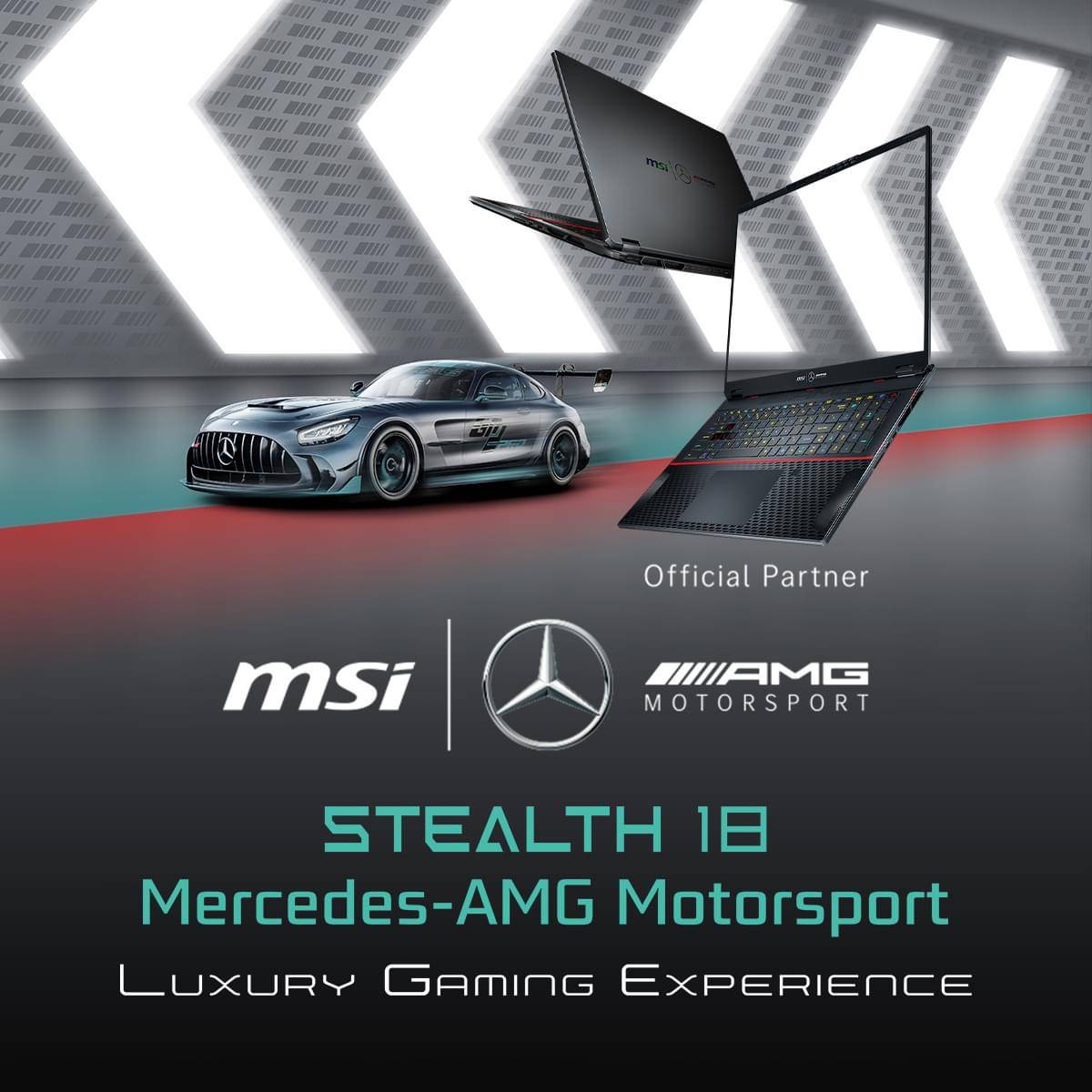 MSI Stealth 18 MercedesAMG A1VHG-073AE, Intel Core Ultra 9-185H, RAM 32GB, SSD 2TB, NVIDIA RTX 4080 12GB, 18.0 Inch UHD+ IPS 120Hz, Midnight Black