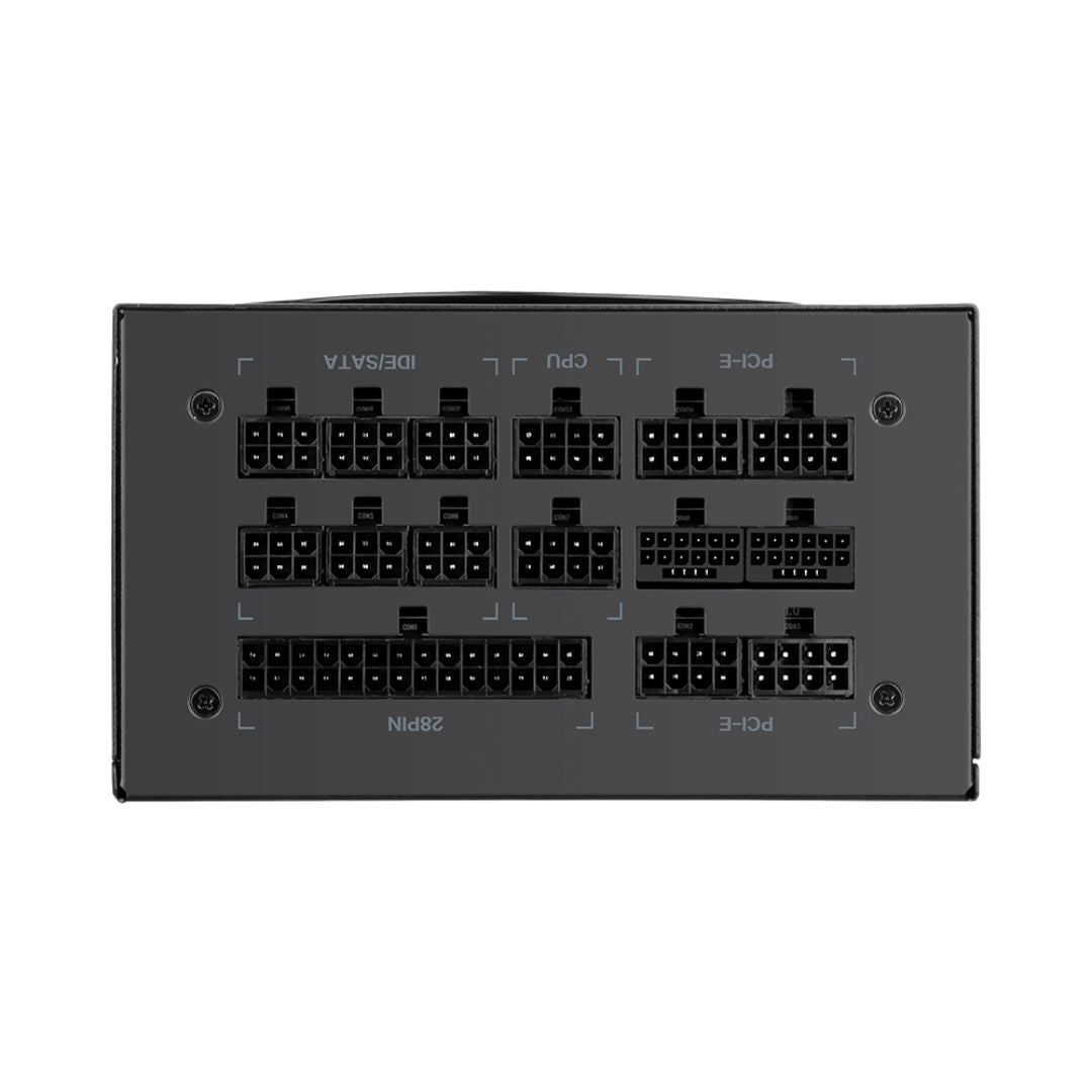 Segotep GM1000W 1000W Gold 80+ Full Modular 80+, PCIe 5.1 &amp; ATX 3.1 - أسود