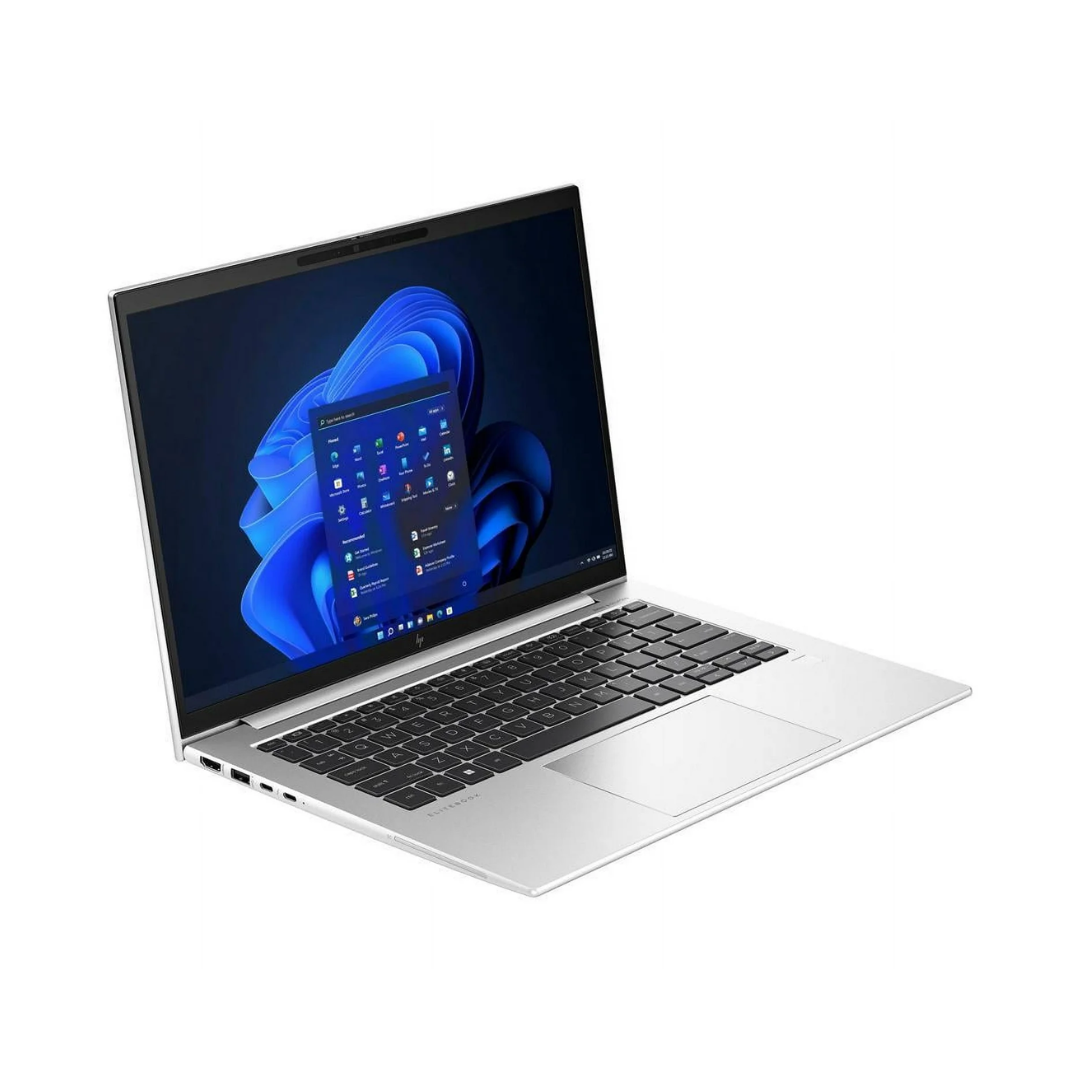 HP EliteBook 845 G10، AMD Ryzen 7-7840U، ذاكرة وصول عشوائي (RAM) سعة 16 جيجابايت (مُحسّنة)، قرص SSD سعة 512 جيجابايت، بطاقة رسومات AMD Radeon 780M، شاشة 14.0 بوصة WUXGA IPS، فضي