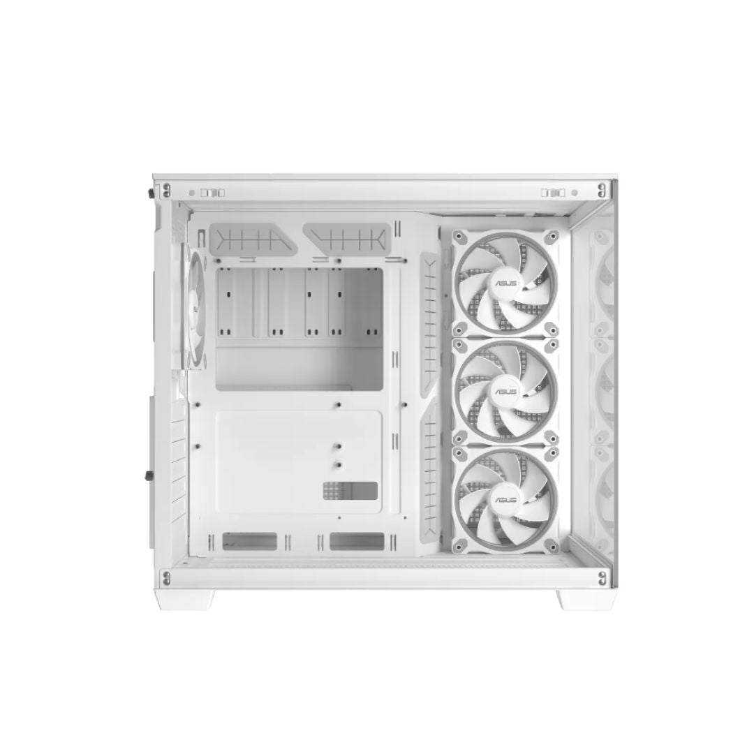 حافظة ASUS A32 PLUS، 4 مراوح ARGB - أبيض