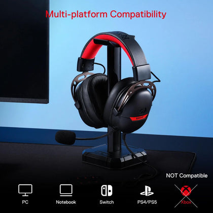 Redragon H376 Aurora Wired Gaming Headset, 7.1 Surround Sound