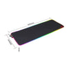 Redragon P033 Suzaku RGB LED Gaming Extended Mousepad, 800x300x4mm Dimensions, Soft Waterproof Surface