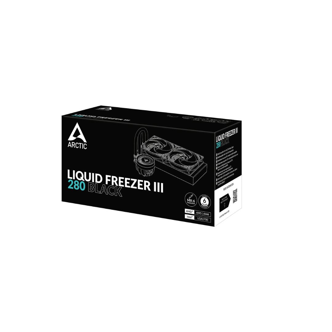 簡易水冷 ARCTIC LIQUID FREEZER III 280 BLACK Liquid Freezer III 280 A-RGB (Black) | Multicompatible All