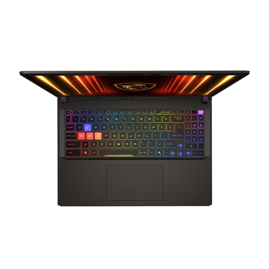 MSI Vector 16 HX AI A2XWHG-009AE، Intel Core Ultra 9-275HX، ذاكرة وصول عشوائي (RAM) سعة 32 جيجابايت، قرص SSD سعة 1 تيرابايت، NVIDIA RTX 5070 Ti سعة 12 جيجابايت، شاشة 16.0 بوصة بدقة 2K QHD+ IPS بمعدل تحديث 240 هرتز، لون رمادي كوزموس