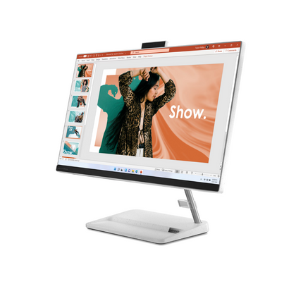 Lenovo IdeaCentre AIO 3 24IAP7 - W4AX, Intel core i7-13620H, RAM 8GB, 512GB SSD, NVIDIA MX550 2GB, 24 FHD IPS, White