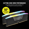 CORSAIR VENGEANCE RGB DDR5 32GB (2x16GB) 7200MHz - CL34 , Black