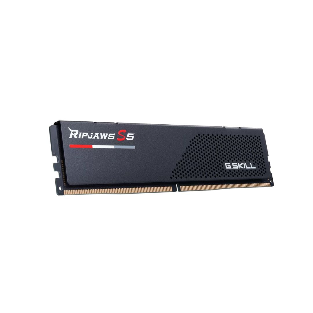ذاكرة G.SKILL Ripjaws S5 DDR5 سعة 32 جيجابايت (2x16 جيجابايت) 6000 ميجاهرتز CL36 وXMP وEXPO - أسود