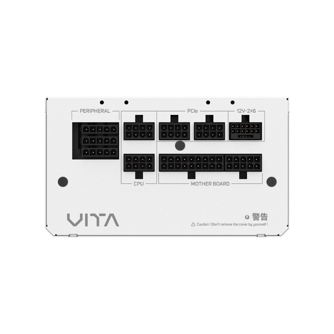 FSP VITA GM 750W 80+ Gold, Full Modular, PCIe 5.1 - White
