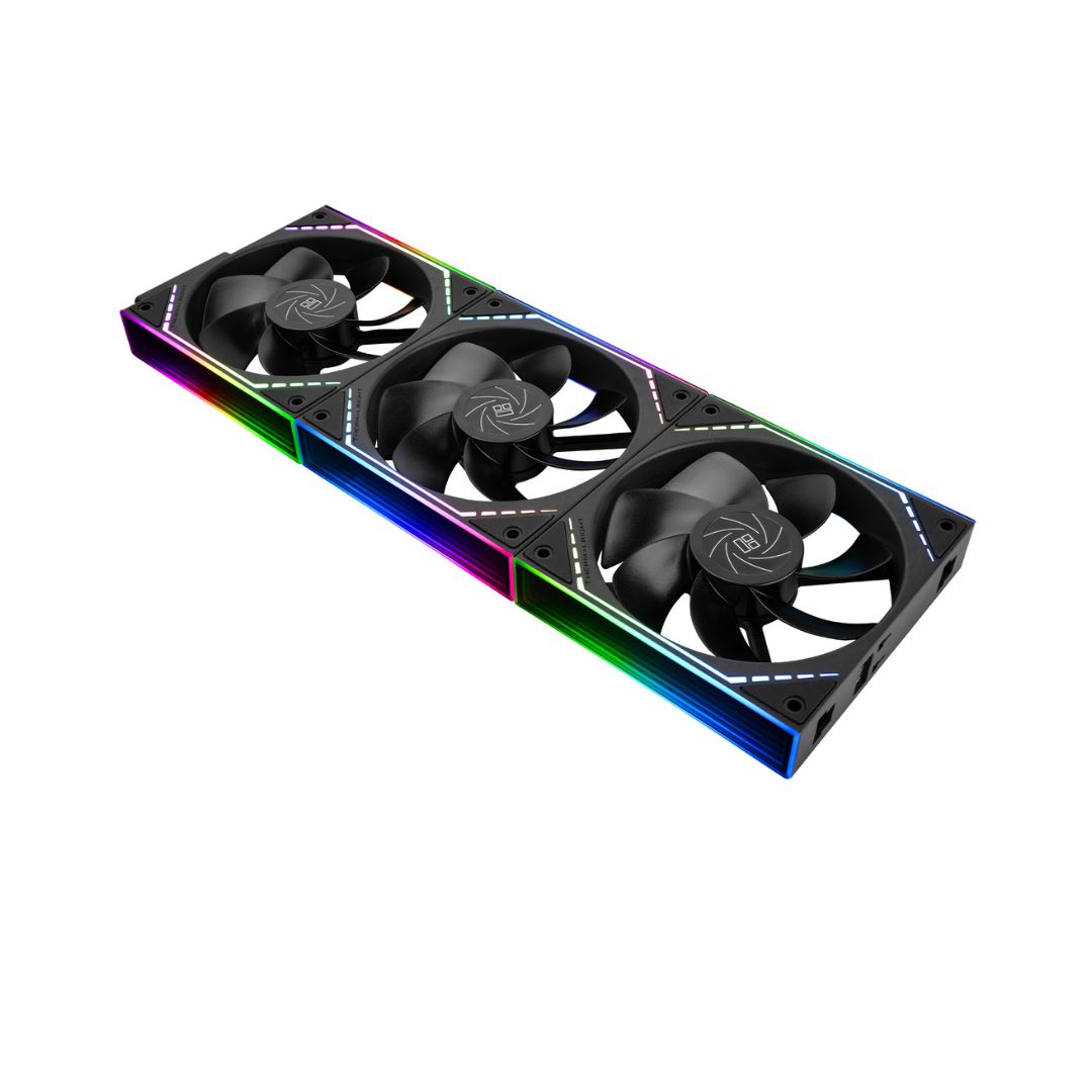 Thermalright TL-M12QR X3 Reverse Fan Kit 120mm 3 Fan ARGB - Black