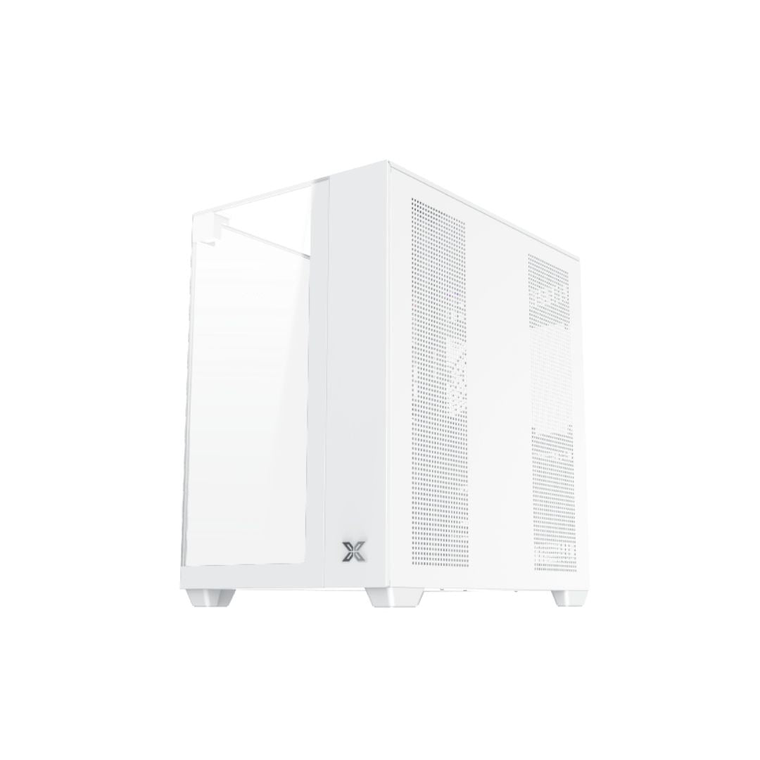 Xigmatek Aqua V Mid Tower Case - Arctic White