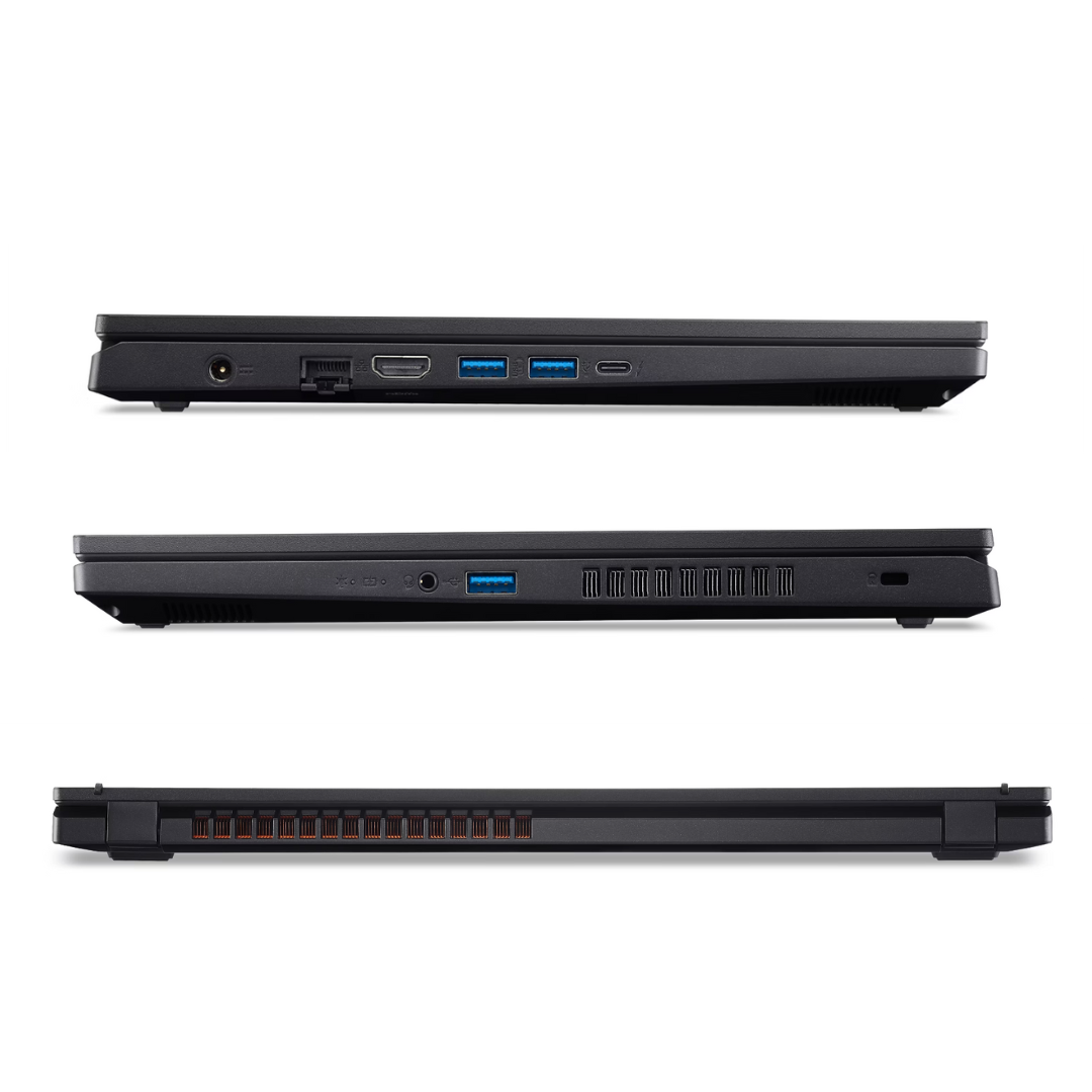 Acer Nitro V15 ANV15-52-788T، Intel Core i7-13620H، ذاكرة وصول عشوائي (RAM) سعة 16 جيجابايت، قرص SSD سعة 512 جيجابايت، بطاقة رسومات NVIDIA RTX 3050 سعة 6 جيجابايت، شاشة 15.6 بوصة عالية الدقة بتردد 165 هرتز، لون أسود أوبسيديان 