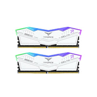 TEAMGROUP T-Force Delta RGB DDR5 Ram 16GB (2x8GB) 6000MHz CL38 - White