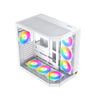 Xigmatek CUBI II Arctic Glass, Mid Tower Case - White