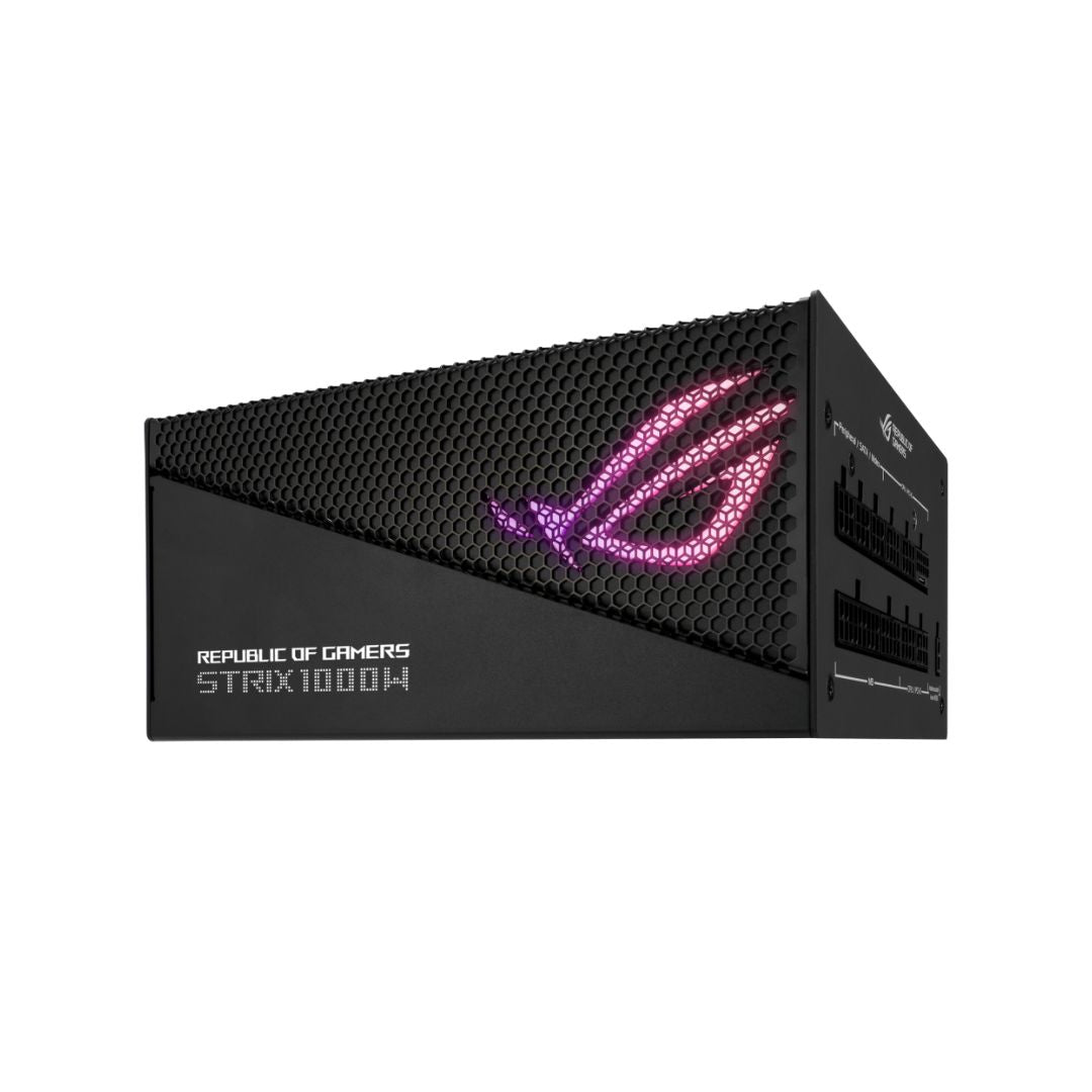 ASUS ROG STRIX 1000W Aura Edition 80+ Gold، وحدات كاملة، PCIe 5.0