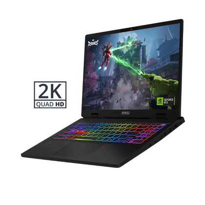 MSI Crosshair A16 HX AI D8WFKG-016XAE, AMD Ryzen 9-8940HX, RAM 32GB(Upgraded), SSD 1TB, NVIDIA RTX 5060 8GB, 16.0 Inch 2K QHD+ 240Hz, Cosmos Gray