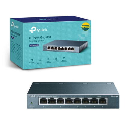 TP-Link TL-SG108 V9, Desktop Switch, 8 Port