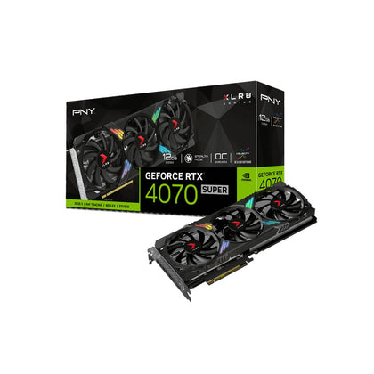 PNY GeForce RTX™ 4070 SUPER 12GB XLR8 Gaming VERTO Triple Fan DLSS 3