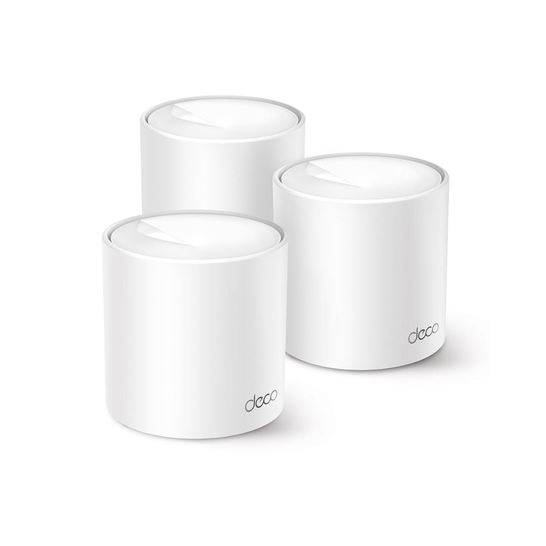 نظام TP-Link Deco X10 AX1500 للمنزل بالكامل مع شبكة Wi-Fi 6، عبوة من 3 قطع