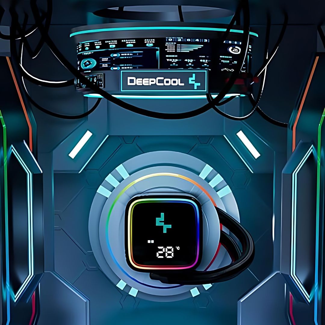 DeepCool LS720 SE 360mm Liquid Cooler - Black, Efficient